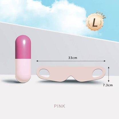 Capsule Storage Blackout Eye Mask with Free Ear Plugs