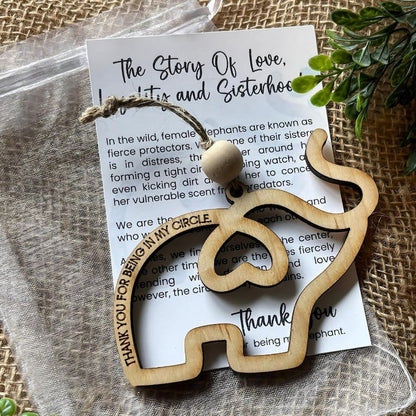 🔥LAST DAY:BUY 5 GET 5 FREE - Elephant Friendship Ornament 🐘✨