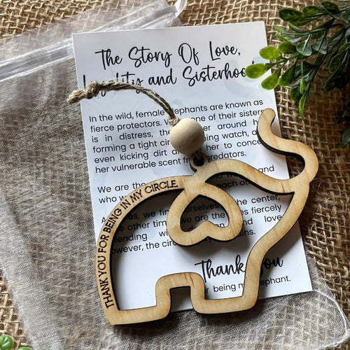 🔥LAST DAY:BUY 5 GET 5 FREE - Elephant Friendship Ornament 🐘✨