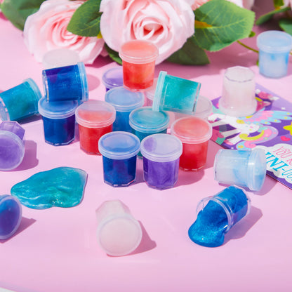 ⏰ Clearance ends in 24 hours! 💥 30 Packs Galaxy Slime With Cards for Kids