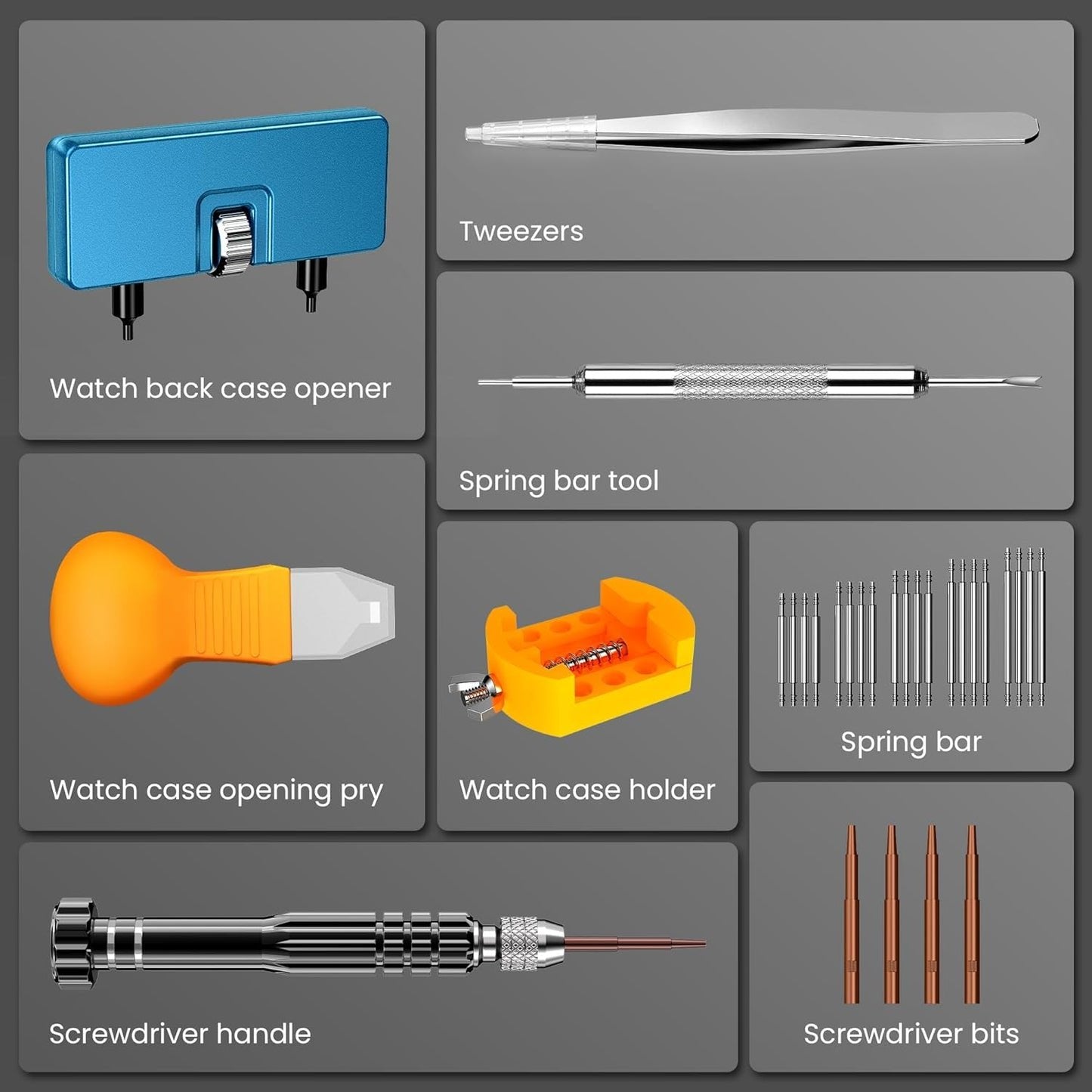 ⏰49% OFF✨🔥Watch repair and maintenance tool kit⌚️