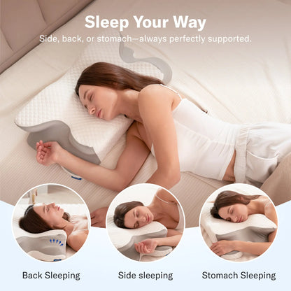 Cervical Memory Foam Pillow | Neck Pain Relief and Support 💤🌙