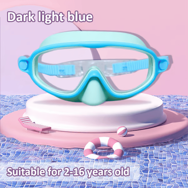 🏊‍♀️ Buy 1 Get 1 Free🏊‍♀️-HD children's large frame waterproof and anti-fog swimming goggles