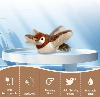 🔥Hot Sale 49% OFF - 🐾Interactive Chirping Bird Cat Toy