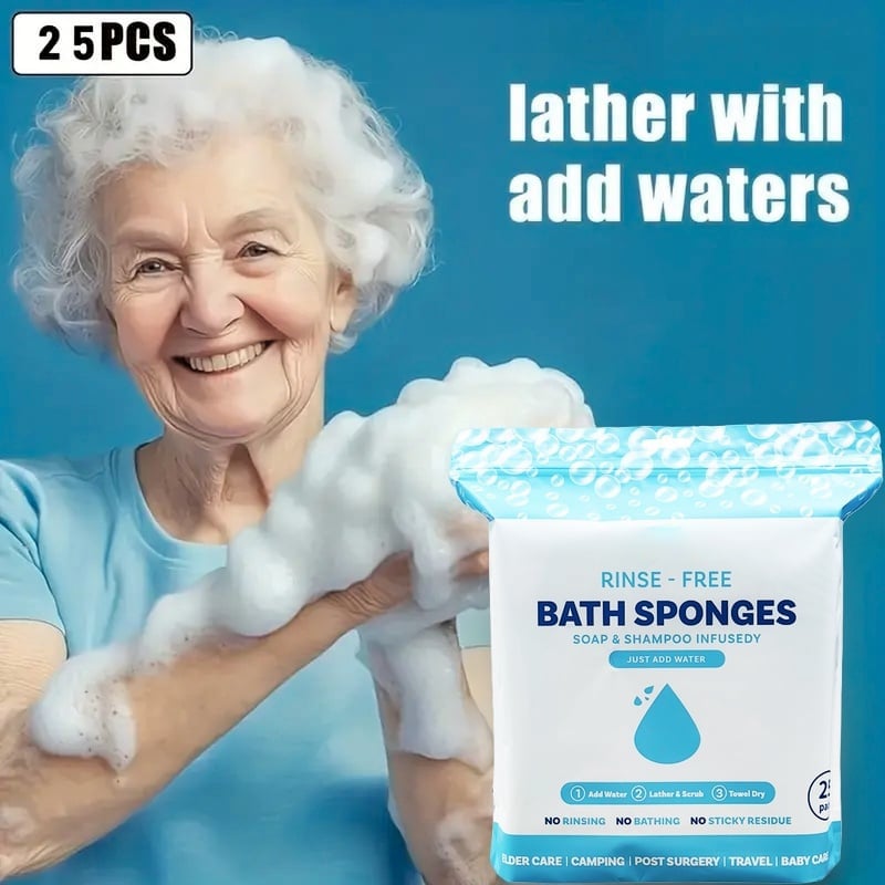 Freshness Anytime, Anywhere! 50 Large Rinse🚿Hypoallergenic & pH Balanced