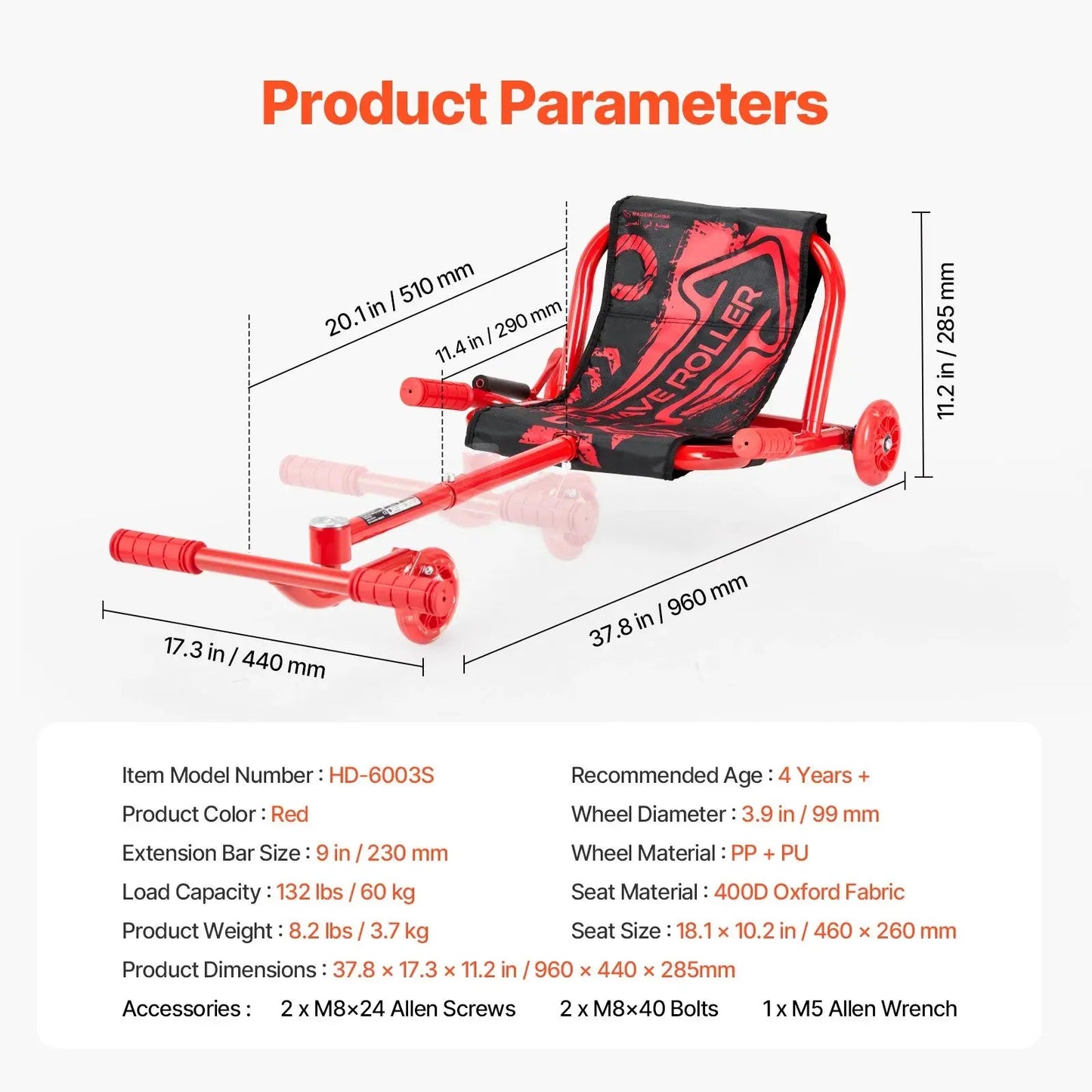 Drifting Wiggle Scooter | Heavy-Duty Swing Ride-On (Up to 90kg) 🛴