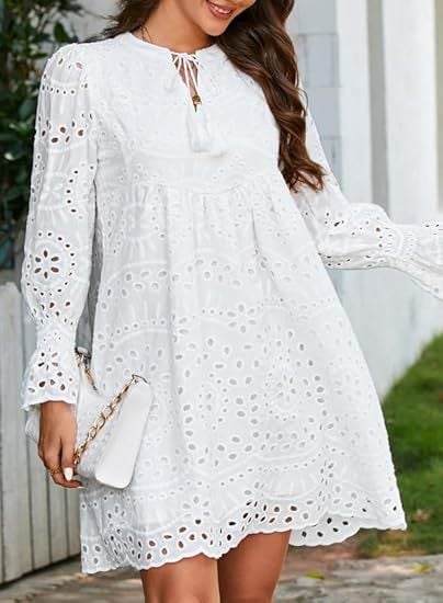 A Line Hollow Out Lace Ruffle Party Dresses (Buy 2 Free Shipping)