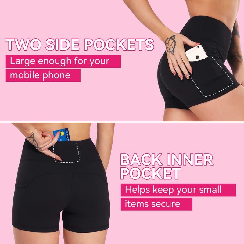 Biker Shorts Women with Pockets