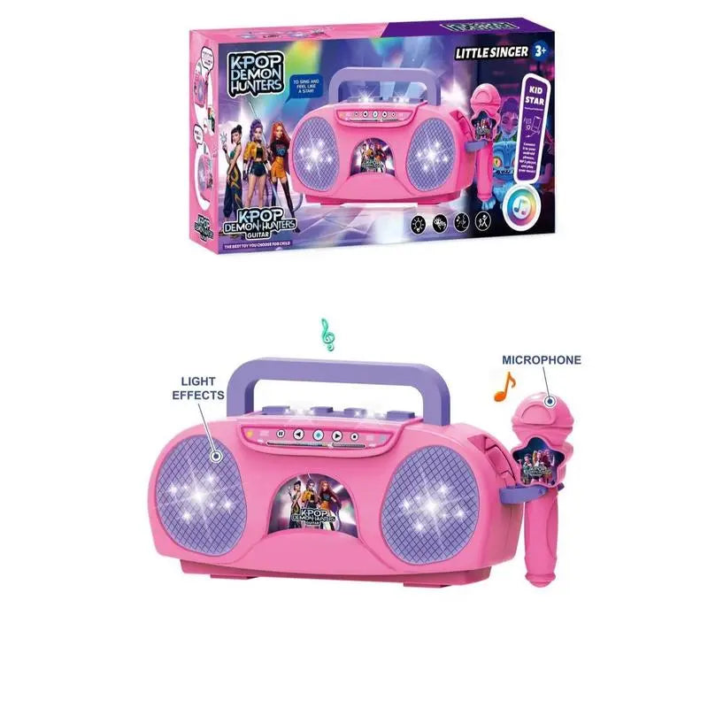 ✨ Kids Microphone Karaoke Machine | Music Toy with Flashing Lights