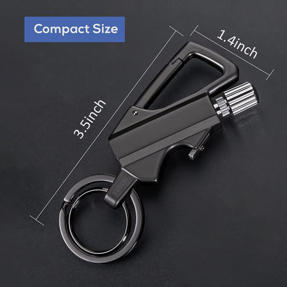 ✨Today 49% OFF - Permanent Match Infinity Lighter with Multitool Keychain Bottle Opener