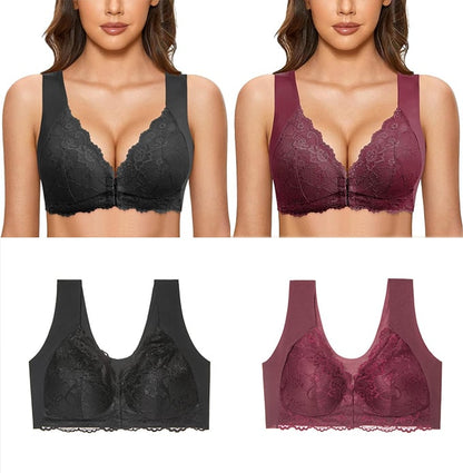 New Year Sale, Only $8.49 Each!🔥Full Coverage Front, Closure Support Bra Comfort & Sleep Bra💖