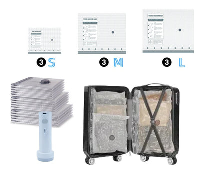 ✨NEW YEAR 49% OFF SALE💡🔥 X7 Cordless Travel Vacuum Bag