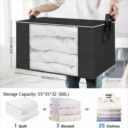 ⏰49% OFF✨4-Pack Foldable Clothes Storage Bags