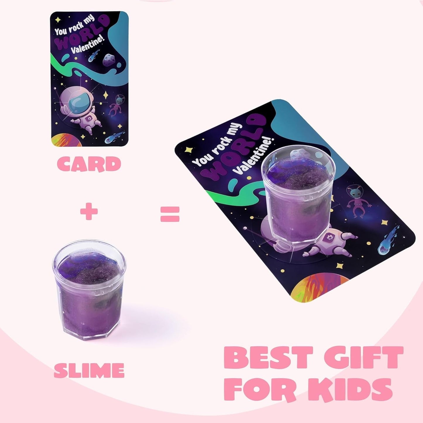 ⏰ Clearance ends in 24 hours! 💥 30 Packs Galaxy Slime With Cards for Kids