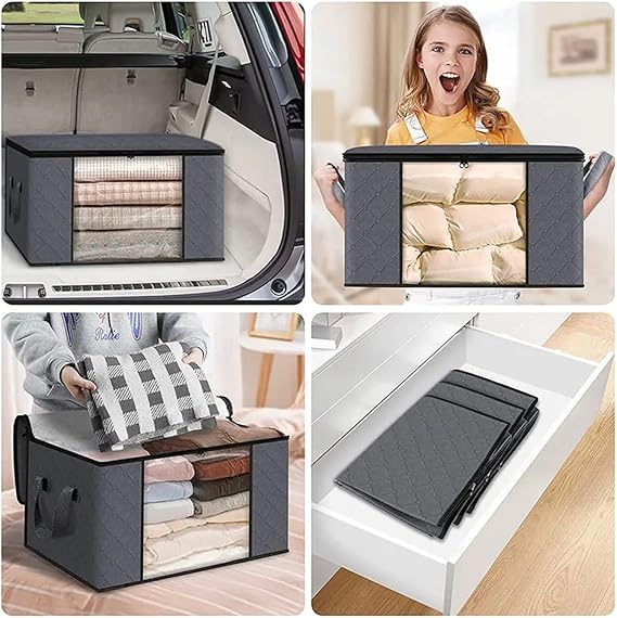 ⏰49% OFF✨4-Pack Foldable Clothes Storage Bags