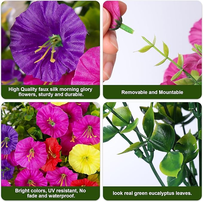 🌸 UV Resistant Colorful Artificial Flower