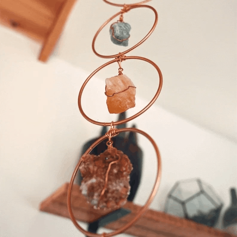 🔥HOT SALE 49% OFF-Raw Crystal 7 Chakra Gemstone Wall Decor