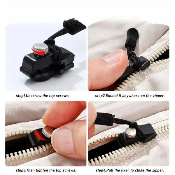 🎁Removable Universal Zipper Repairer - Buy 4 Get 6 Free!