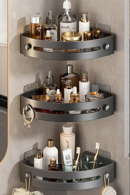 Triangle Shower Caddy Drill Free Wall MountShower Organizer(3 PCS)