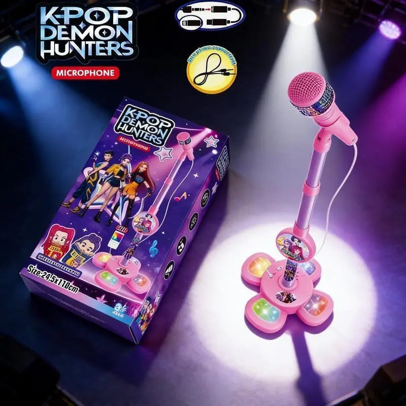 ✨ Kids Microphone Karaoke Machine | Music Toy with Flashing Lights