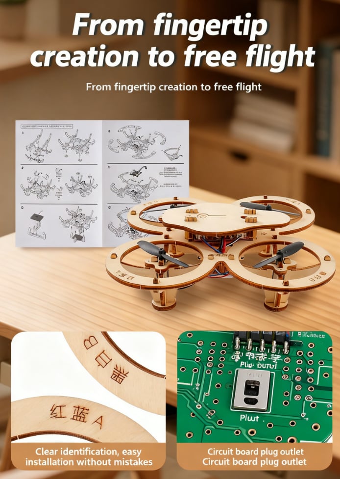DIY Remote Control Airplane Educational DIY Kit