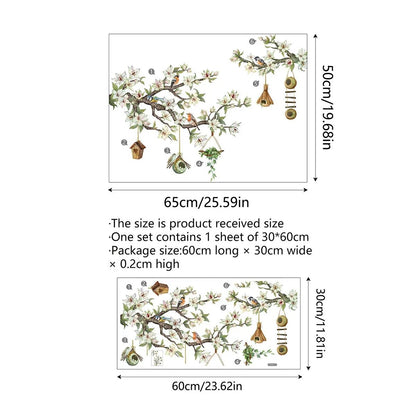 💐Colorful Floral Bouquet Window Sticker🖼️(Cut to size freely)