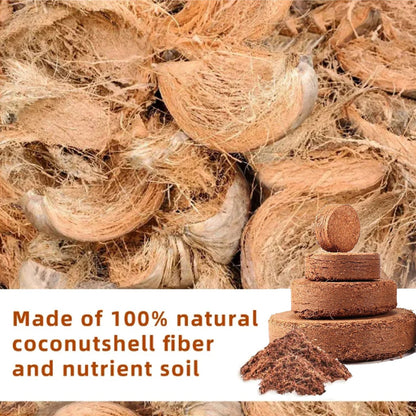 🥥2026  Premium Organic Coconut Coir Bricks for Plants (Collected from Pacific island countries)