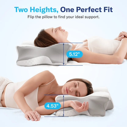 Cervical Memory Foam Pillow | Neck Pain Relief and Support 💤🌙