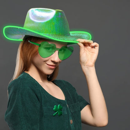 🤠⚡Cowboy LED Party Hat