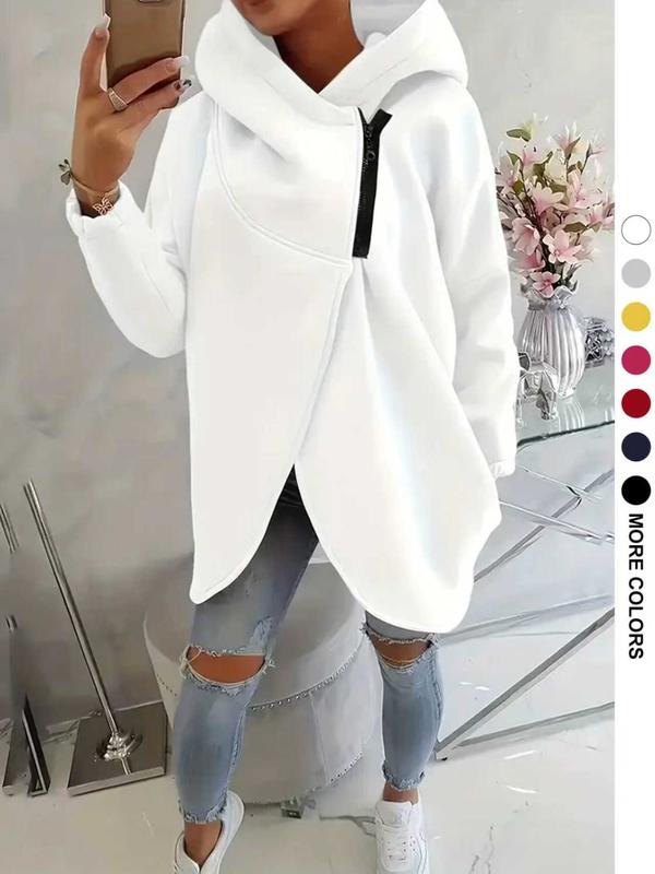 🔥Last Day 60% OFF - Women's Plus Size Hooded Sweatshirt, Half-zip Fashion Design💕 Buy 2 Free Shipping!