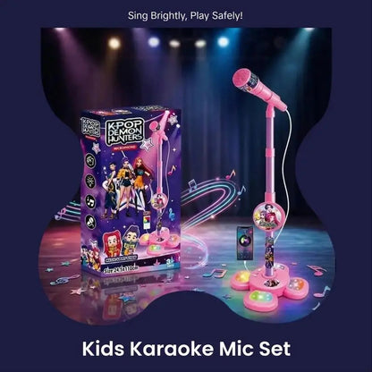 ✨ Kids Microphone Karaoke Machine | Music Toy with Flashing Lights