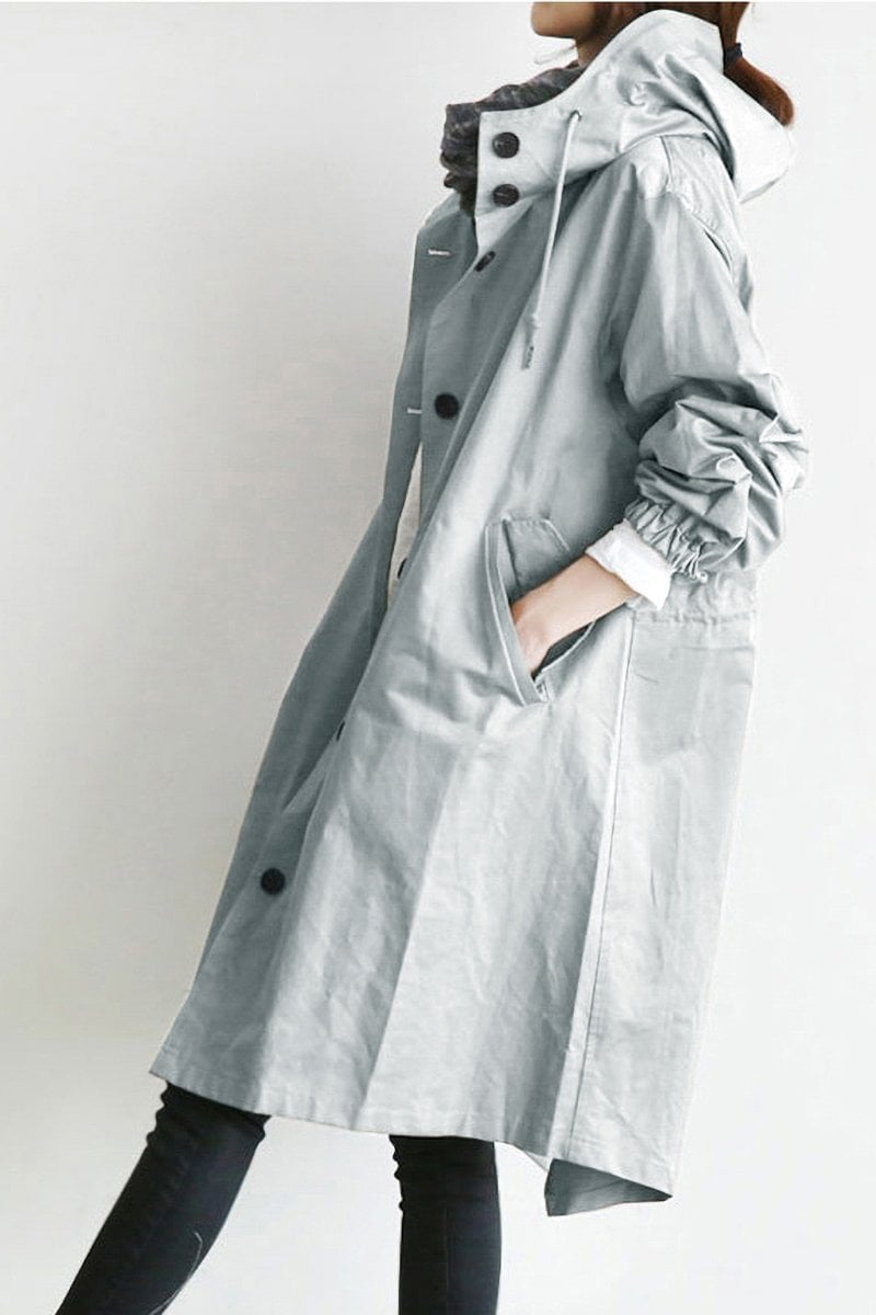 Hooded Trench Coat