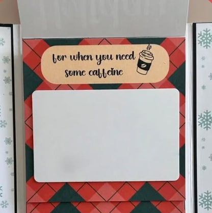 ⏰⚡LAST DAY 60% OFF - 🎅Handmade Christmas gift card booklet ♻️Free PDF Included!