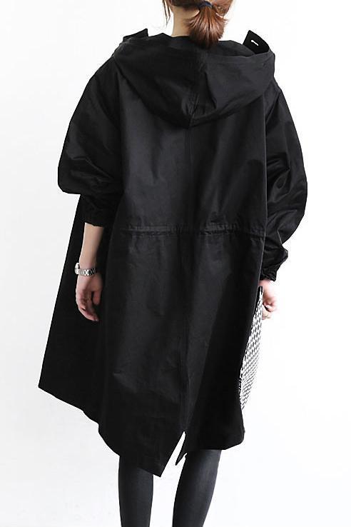 Hooded Trench Coat