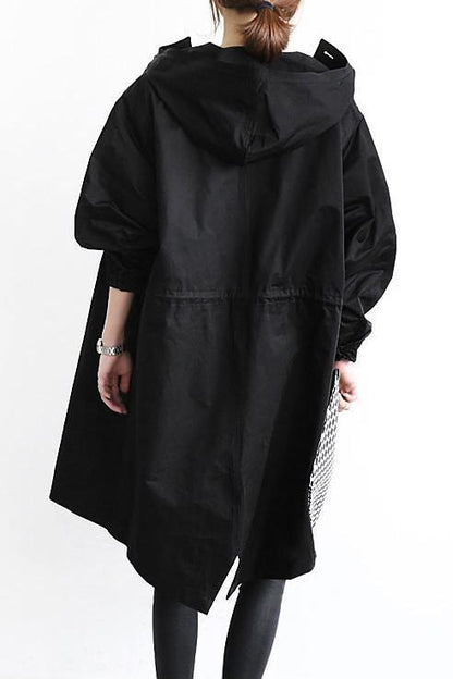 Hooded Trench Coat
