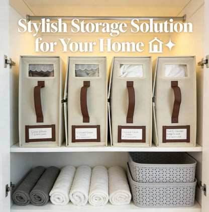 Foldable Sheet Storage Set – Keep Your Bedding Organized and Neat 🛏️✨