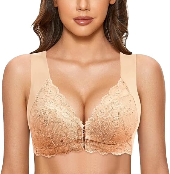 New Year Sale, Only $8.49 Each!🔥Full Coverage Front, Closure Support Bra Comfort & Sleep Bra💖