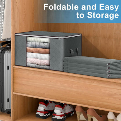 ⏰49% OFF✨4-Pack Foldable Clothes Storage Bags
