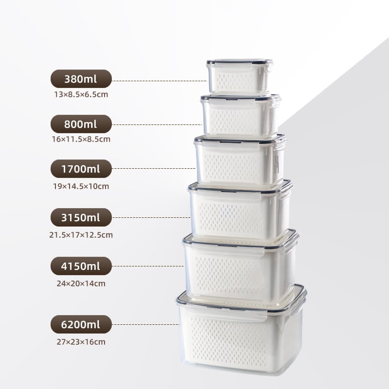 Food Storage Containers for Refrigerator Organization