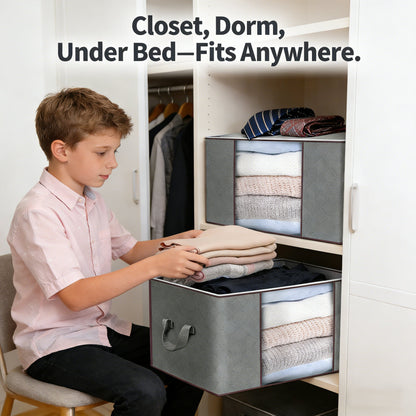 ⏰49% OFF✨4-Pack Foldable Clothes Storage Bags