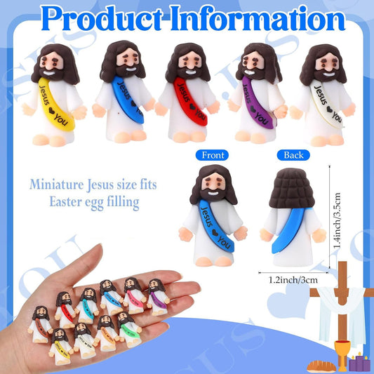 Last Day 49% Off🔥Original Design Mini Jesus Figures 🙏 Jesus Loves You 💞