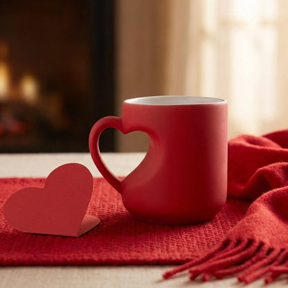 🔥Special Price $29.99 Only Today!!!❤️Heart-shaped Color-changing Ceramic Mug