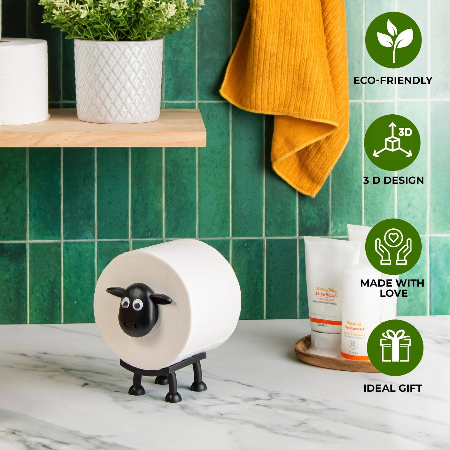 🔥Hot Selling 49% OFF🎁 Sheep Toilet Roll Holder