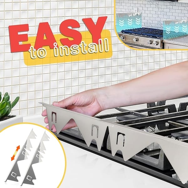 🔥Factory Direct Sale 49% OFF-🎁Retractable Stainless Steel Stove Gap Covers