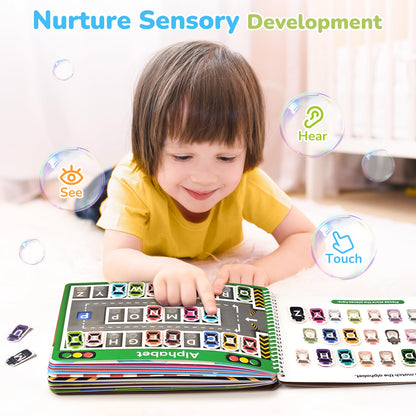 Montessori Busy Book | 15-Theme Preschool Learning Binder 📚