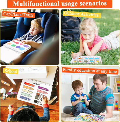 Montessori Busy Book | 30-Theme Preschool Learning Binder 📚