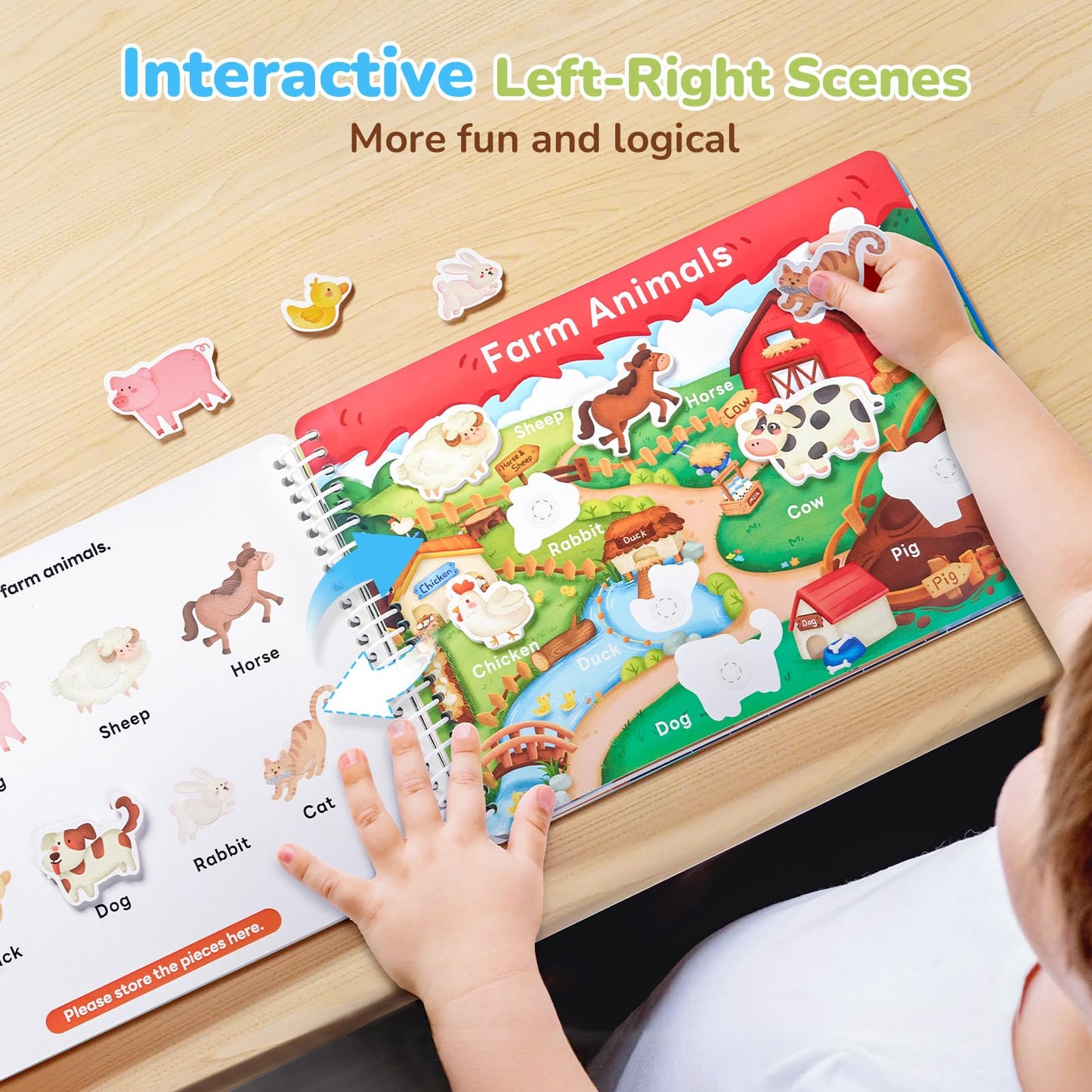Montessori Busy Book | 15-Theme Preschool Learning Binder 📚
