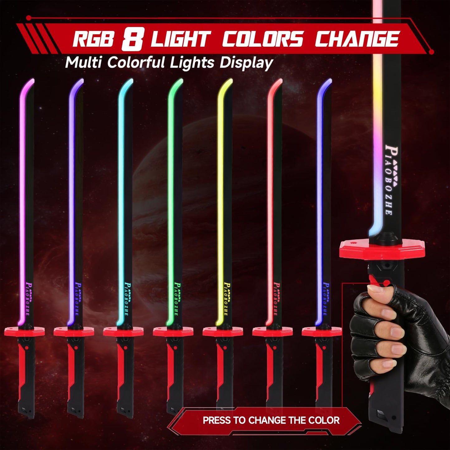 Cyberpunk Spark Blade | RGB LED Mist Sword with Sound FX ⚔️
