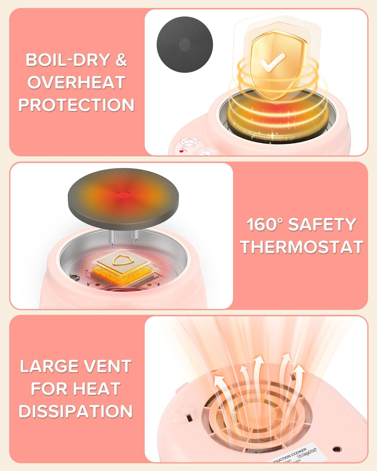 Mini Chef Real Cooking Set | Kids Safe Kitchen with Induction Cooker 🍳