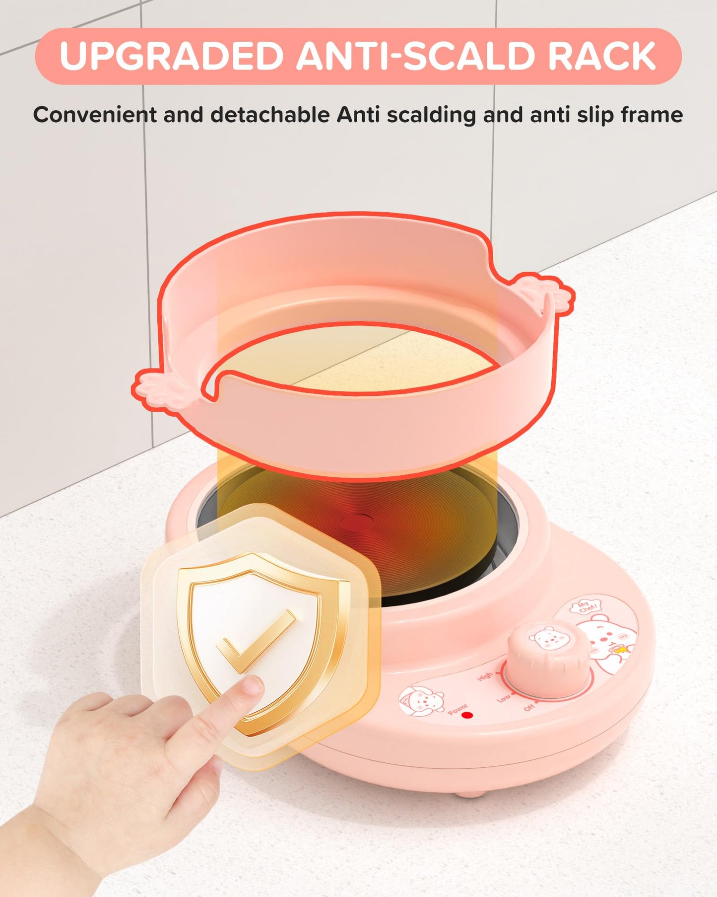 Mini Chef Real Cooking Set | Kids Safe Kitchen with Induction Cooker 🍳